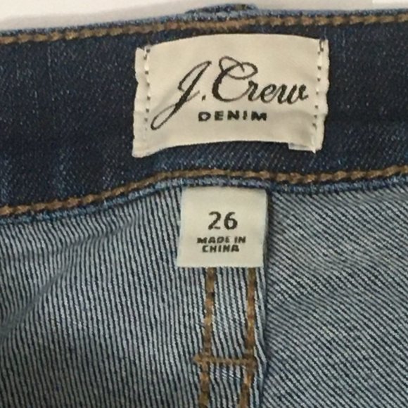 J Crew Denim Jeans 26 Vintage Straight Leg Blue - Picture 2 of 8